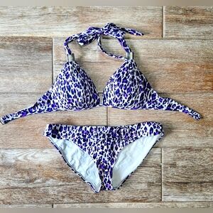 Purple Leopard Bikini